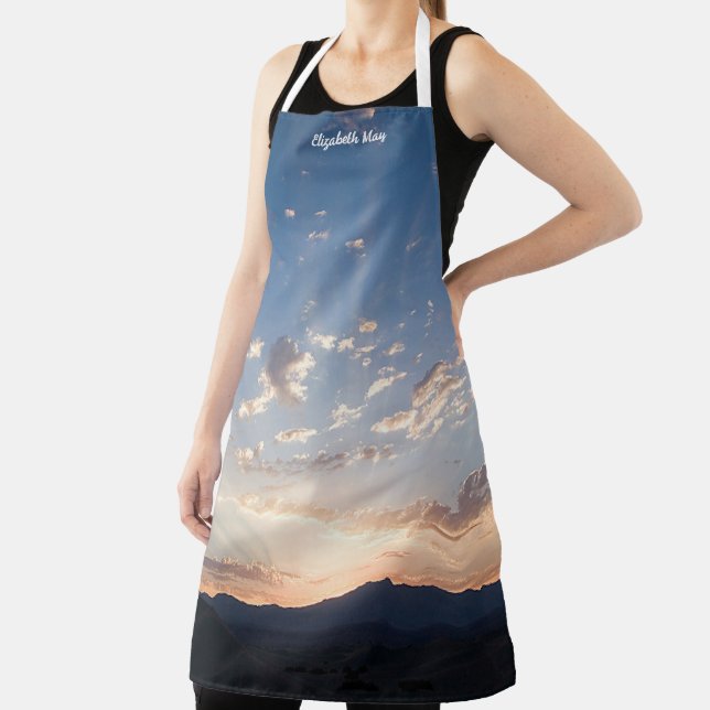 Sunset Sky Personalized Apron (Insitu)