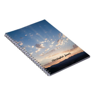 Sunset Sky Personalized Notebook