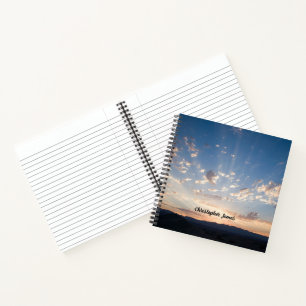 Sunset Sky Personalized Notebook