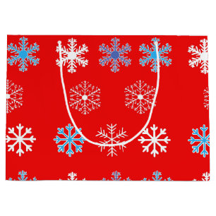 Sunset Snowflake Large Gift Bag