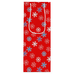 Sunset Snowflake Wine Gift Bag
