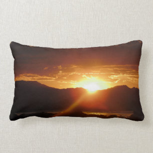 Sunset Snuggles Lumbar Pillow