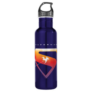 Sunset Soar Superman Shield 710 Ml Water Bottle