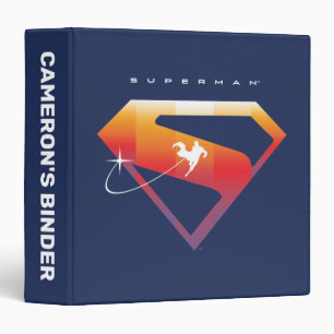 Sunset Soar Superman Shield Binder