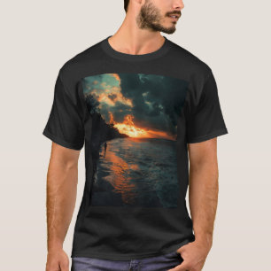 Sunset Solitude — Warm Horizon Graphic Tee
