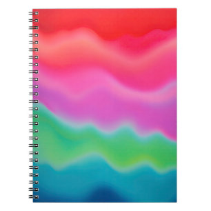 "Sunset Sorbet" Colourful Abstract Art Notebook