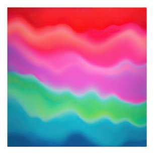 "Sunset Sorbet" Colourful Abstract Art Photo Print