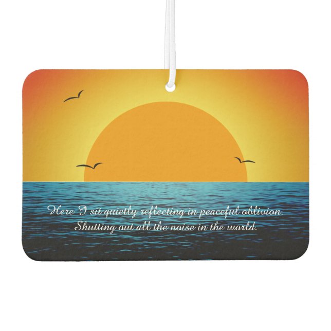 Sunset Soul Air Freshener (Front)