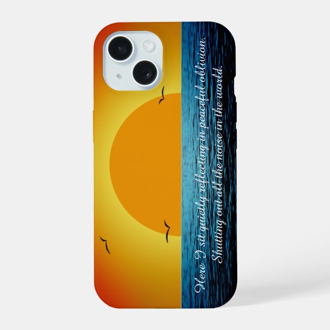Sunset Soul iPhone 15 Case (Back)