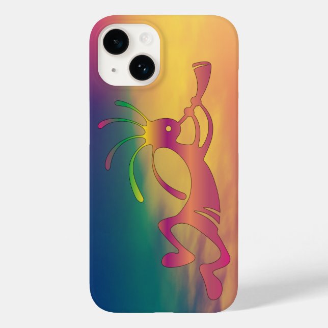 Sunset Southwest Kokopelli  Case-Mate iPhone Case (Back)