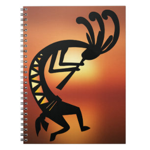 Sunset Southwest Kokopelli Notebook