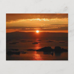 Sunset Spain Postcard