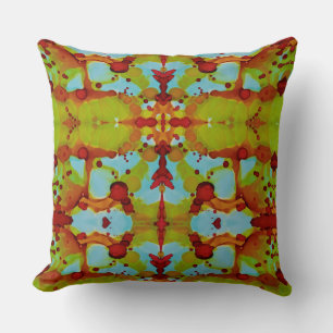 Sunset Spill Throw Pillow