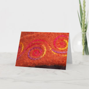 Sunset Spirals Card
