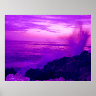 Sunset Splash Poster