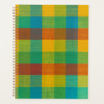 Sunset Squares – Colourful Chequered Daily Planner