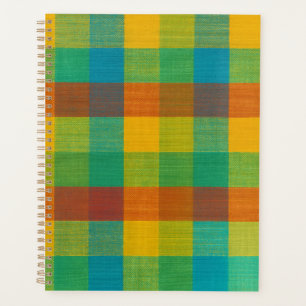 Sunset Squares – Colourful Chequered Daily Planner
