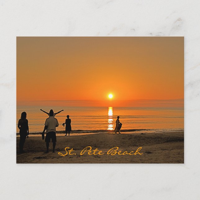 Sunset - St. Pete Beach Postcard (Front)