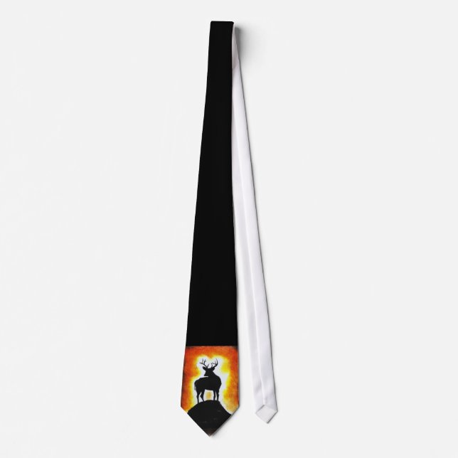 sunset stag tie (Front)