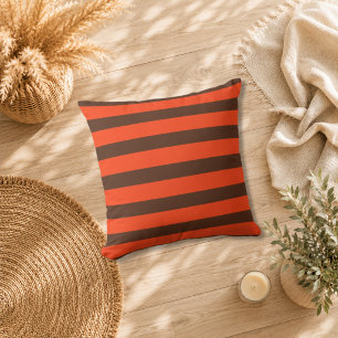 Sunset Stripe Throw Pillow