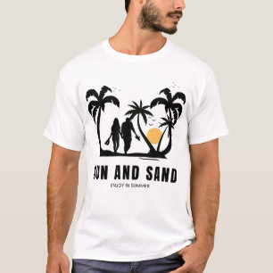 Sunset Stroll: Sand & Sunshine T-Shirt
