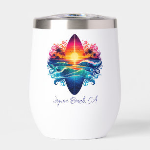 Sunset Surfboard Curls