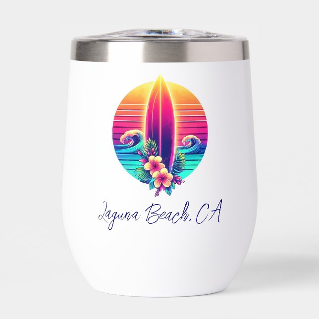 Sunset Surfboard Paradise- (Front)