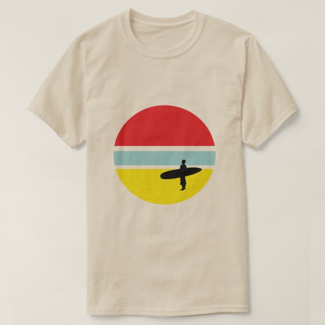 Sunset Surfer T-Shirt (Design Front)