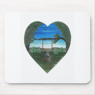 Sunset Sweethearts Mouse Pad