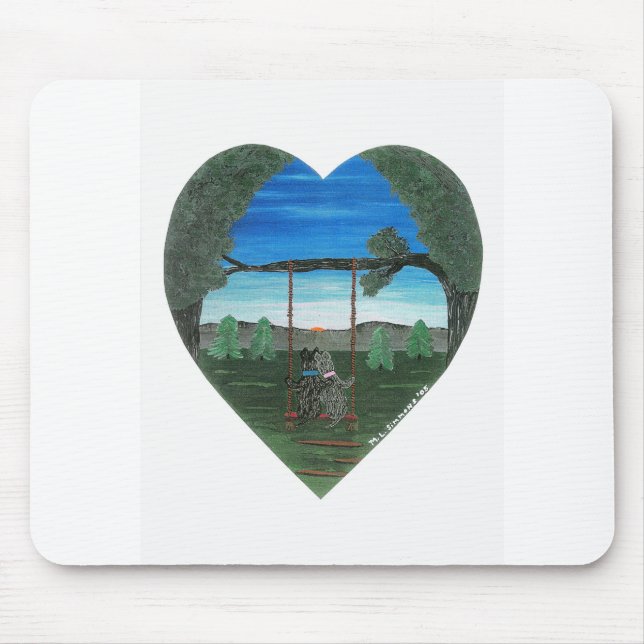 Sunset Sweethearts Mouse Pad (Front)