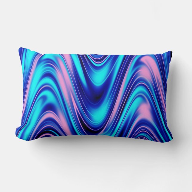 Sunset swirls... lumbar pillow (Front)