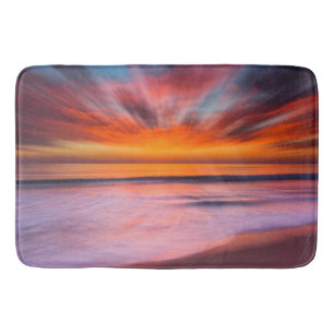 Sunset Tamarack Beach Carlsbad, CA Bath Mat
