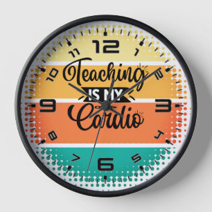 Sunset Teaching Is My Cardio Clock