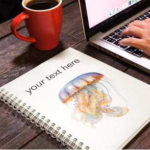  Sunset Tentacles: Coastal Watercolor Art Notebook