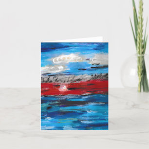 Sunset Thank You Card