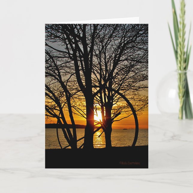 Sunset Through Art Card (Front)