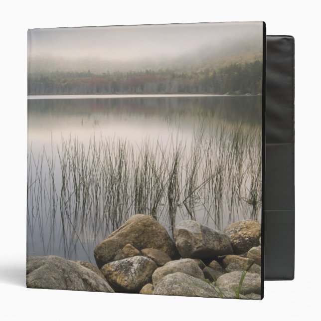 Sunset through fog over Upper Hadlock Pond Binder (Front/Inside)