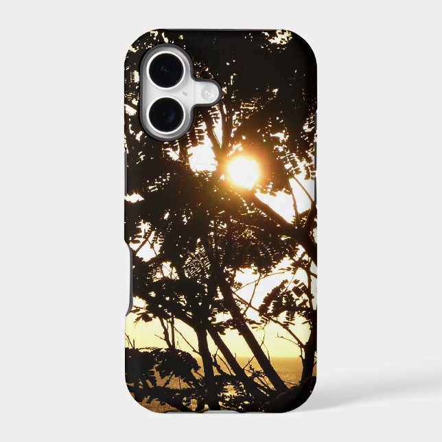 Sunset Through Trees I Tropical Photography (Back)