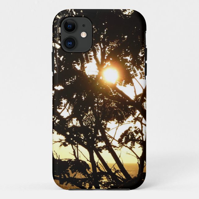 Sunset Through Trees I Tropical Photography Case-Mate iPhone Case (Back)