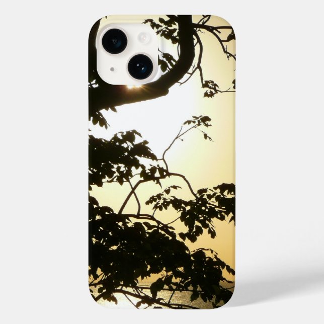 Sunset Through Trees II Tropical Photography Case-Mate iPhone Case (Back)