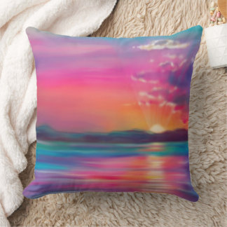 Sunset Throw Pillow