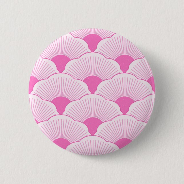 Sunset, tonal pink, concrete texture 2 inch round button (Front)