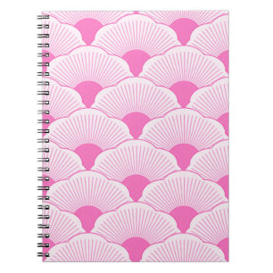 Sunset, tonal pink, concrete texture notebook