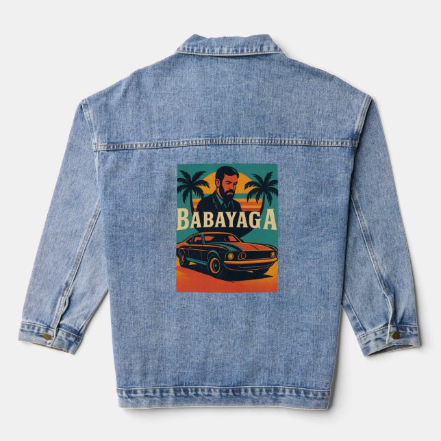 Sunset-Tone  Denim Jacket (Back)