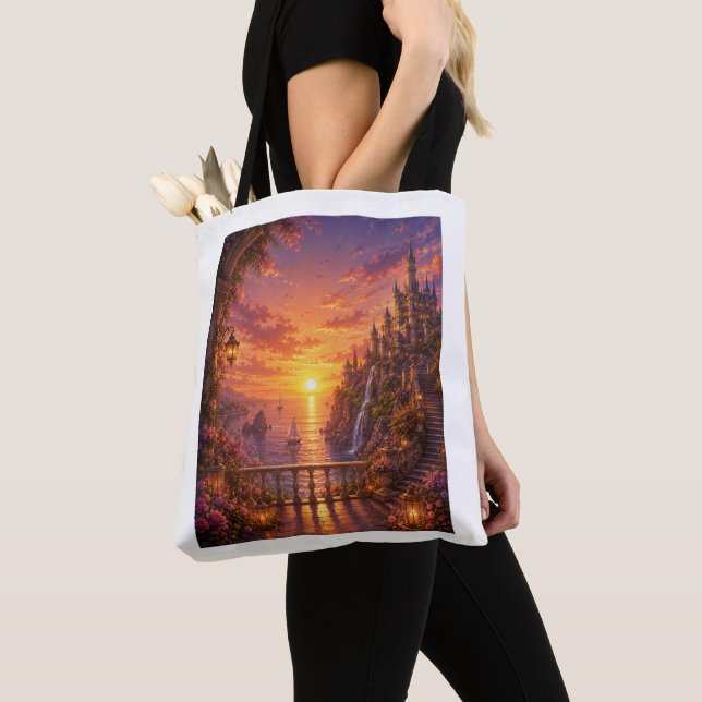 Sunset Tote Bag (Close Up)