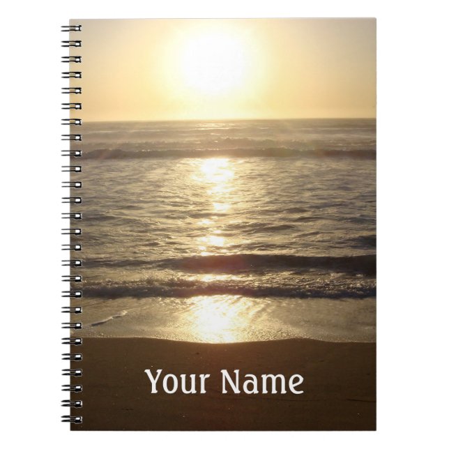 Sunset Travel Diary Notebook (Front)