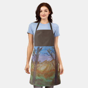 Sunset Trees Apron