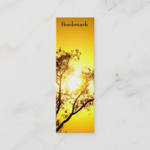 Sunset Trees "bookmark" skinny business card