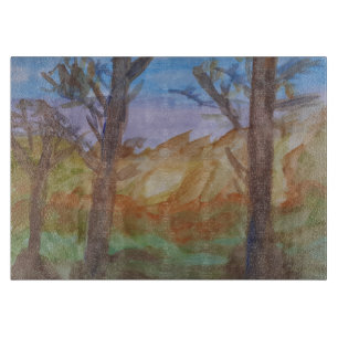 Sunset Trees Cutting Board