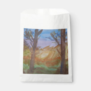 Sunset Trees Favour Bag